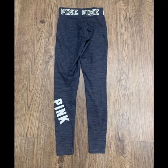 PINK | Dark Gray Ultimate Fleece Lined Leggings - Picture 2 of 3